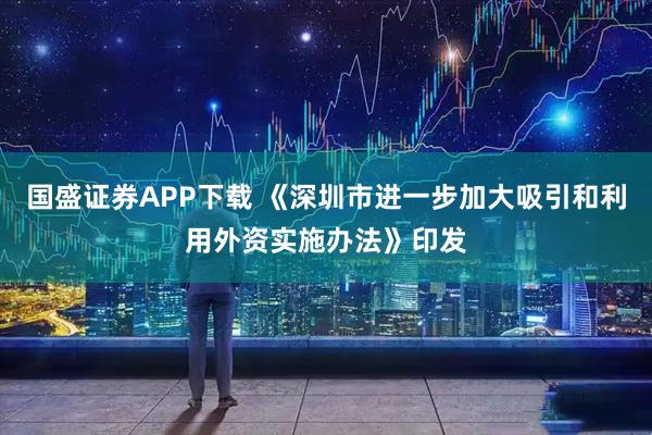 国盛证券APP下载 《深圳市进一步加大吸引和利用外资实施办法》印发